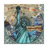 Liberty Mandala A  - Canvas