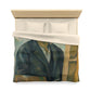 Cézanne, Paul - Portrait of the Artist with a Palette (1890) - Microfiber Duvet Cover
