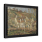 Pissarro, Camille - Red Roofs, Corner of a Village in Winter (1877) - Matte Canvas, Framed