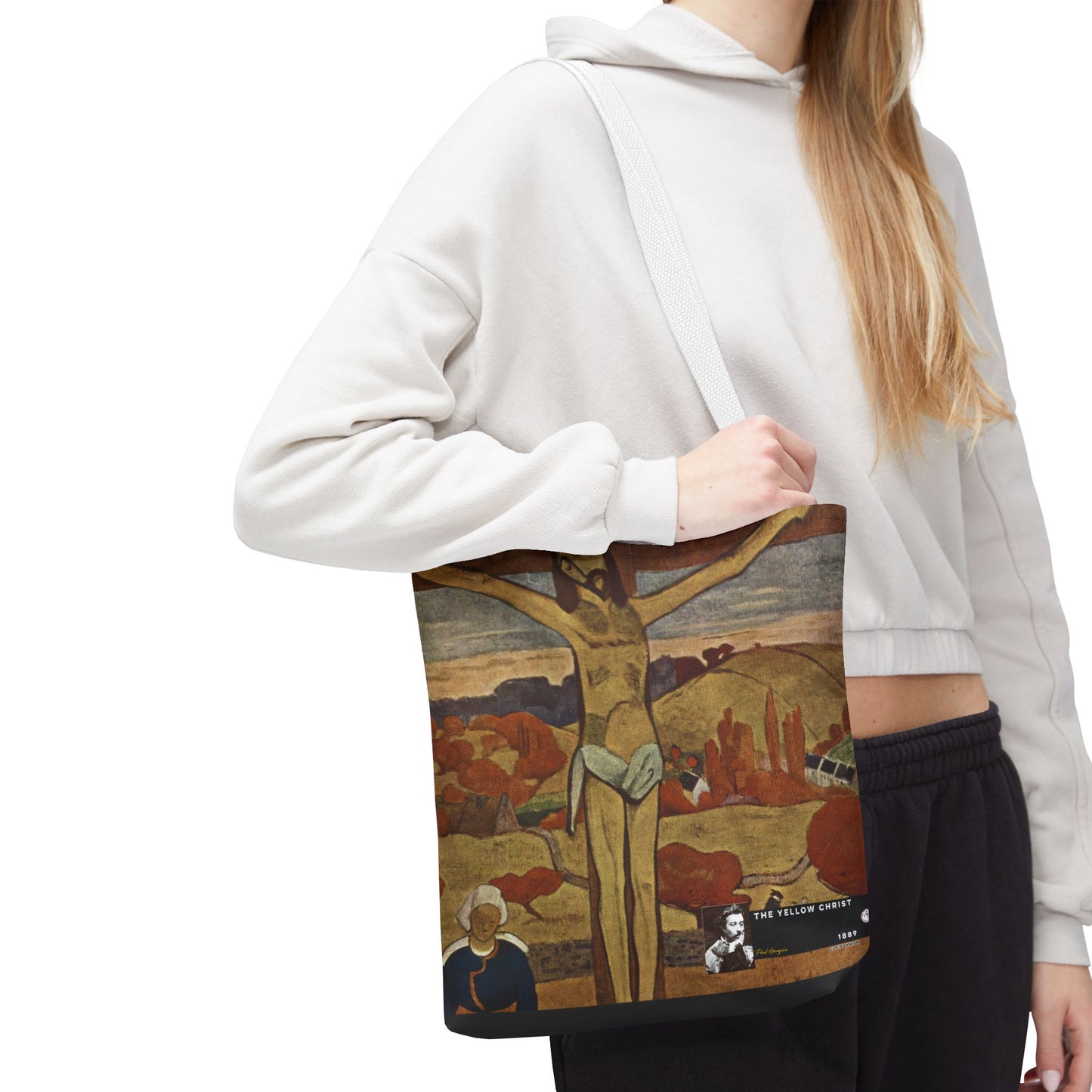 Gauguin, Paul - The Yellow Christ (1889) - Tote Bag