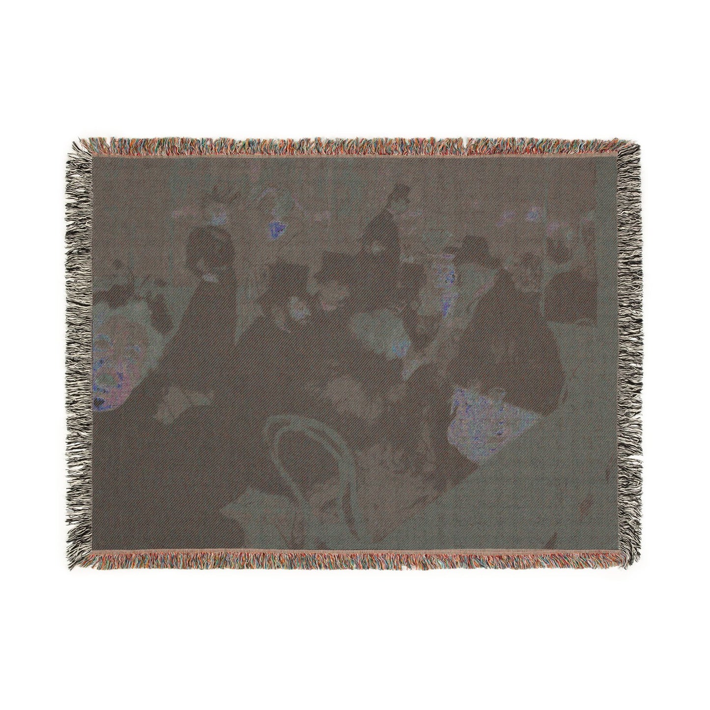 Toulouse-Lautrec, Henri - At the Moulin Rouge (1892) - Woven Blanket