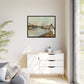 Morisot, Berthe - The Harbor at Lorient (1869) - Matte Canvas, Framed