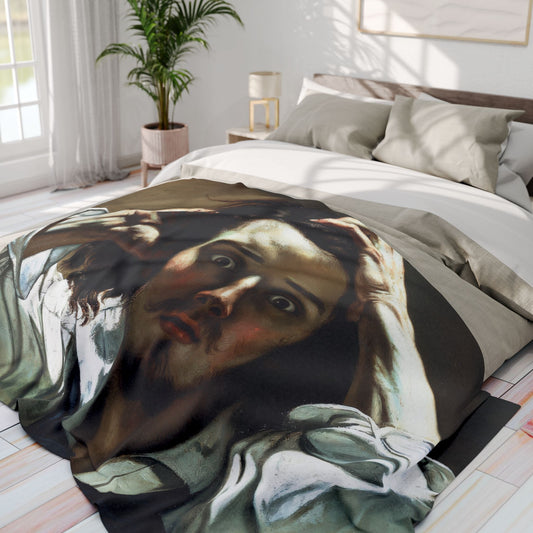 Courbet, Gustave - The Desperate Man (1843) - Arctic Fleece Blanket