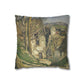 Cézanne, Paul - The House of the Hanged Man, Auvers-sur-Oise (1874) - Suede Square Pillowcase