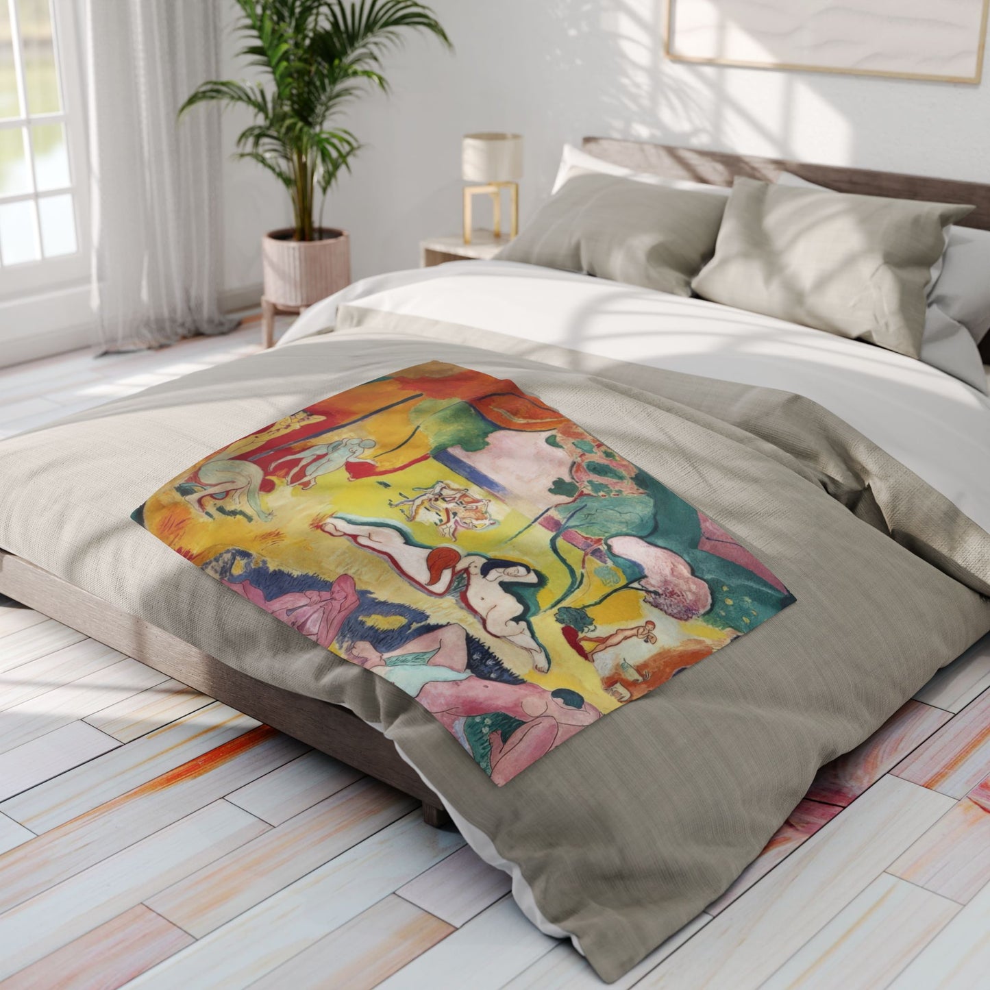 Matisse, Henri - The Joy of Life (1905) - Arctic Fleece Blanket