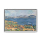 Cézanne, Paul - The Bay of Marseille, Seen from L'Estaque (1885) - Matte Canvas, Framed