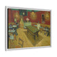 Van Gogh, Vincent - The Night Cafe (1888) - Matte Canvas, Framed