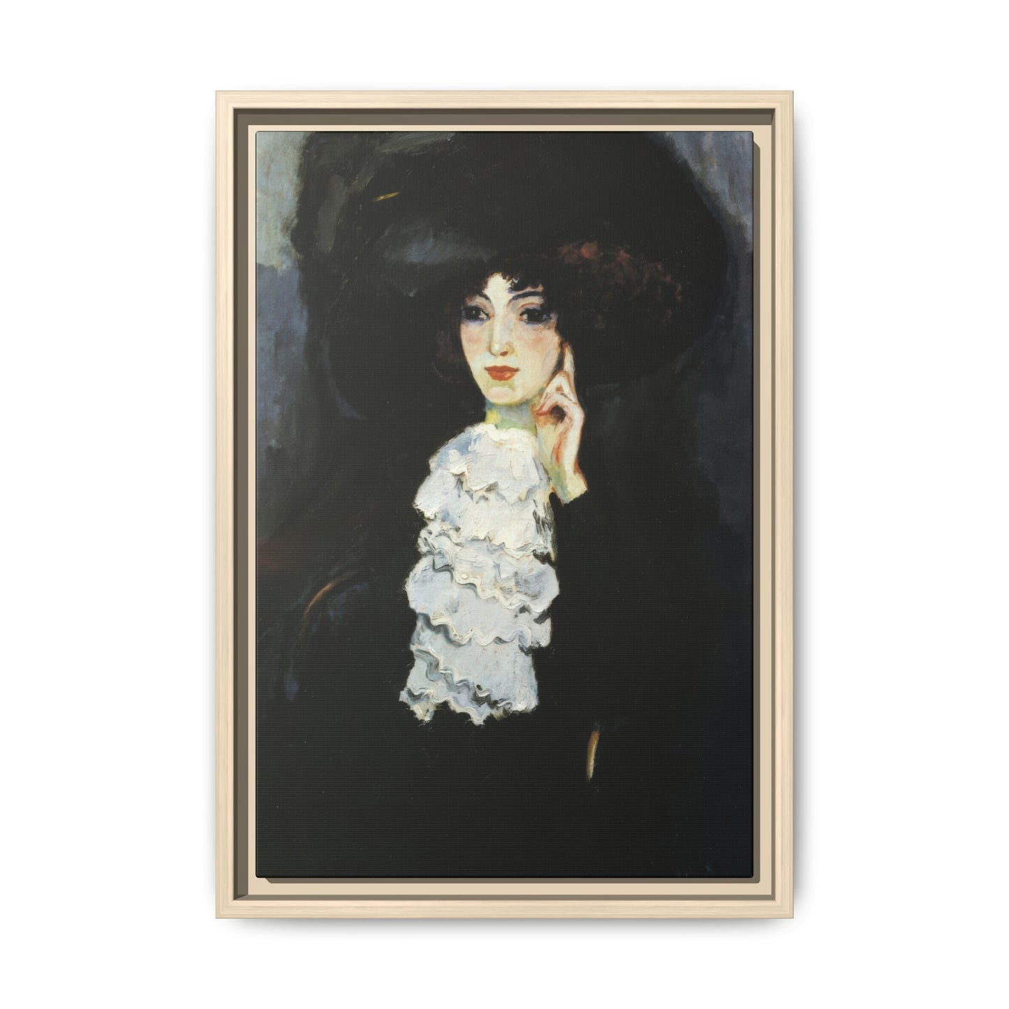Van Dongen, Kees - Woman with Frill (1905) - Matte Canvas, Framed