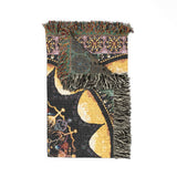 Obsidian Grandmothers Mandala - Woven Blanket