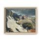 Cézanne, Paul - L’Estaque, Melting Snow (1870) - Matte Canvas, Framed
