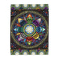 Mystic Jewel Mandala - Arctic Fleece Blanket