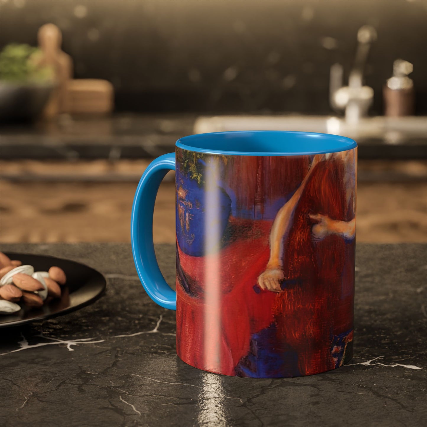 Ranson, Paul - The Golden Head of Hair (1909) - Colorful Accent Mugs