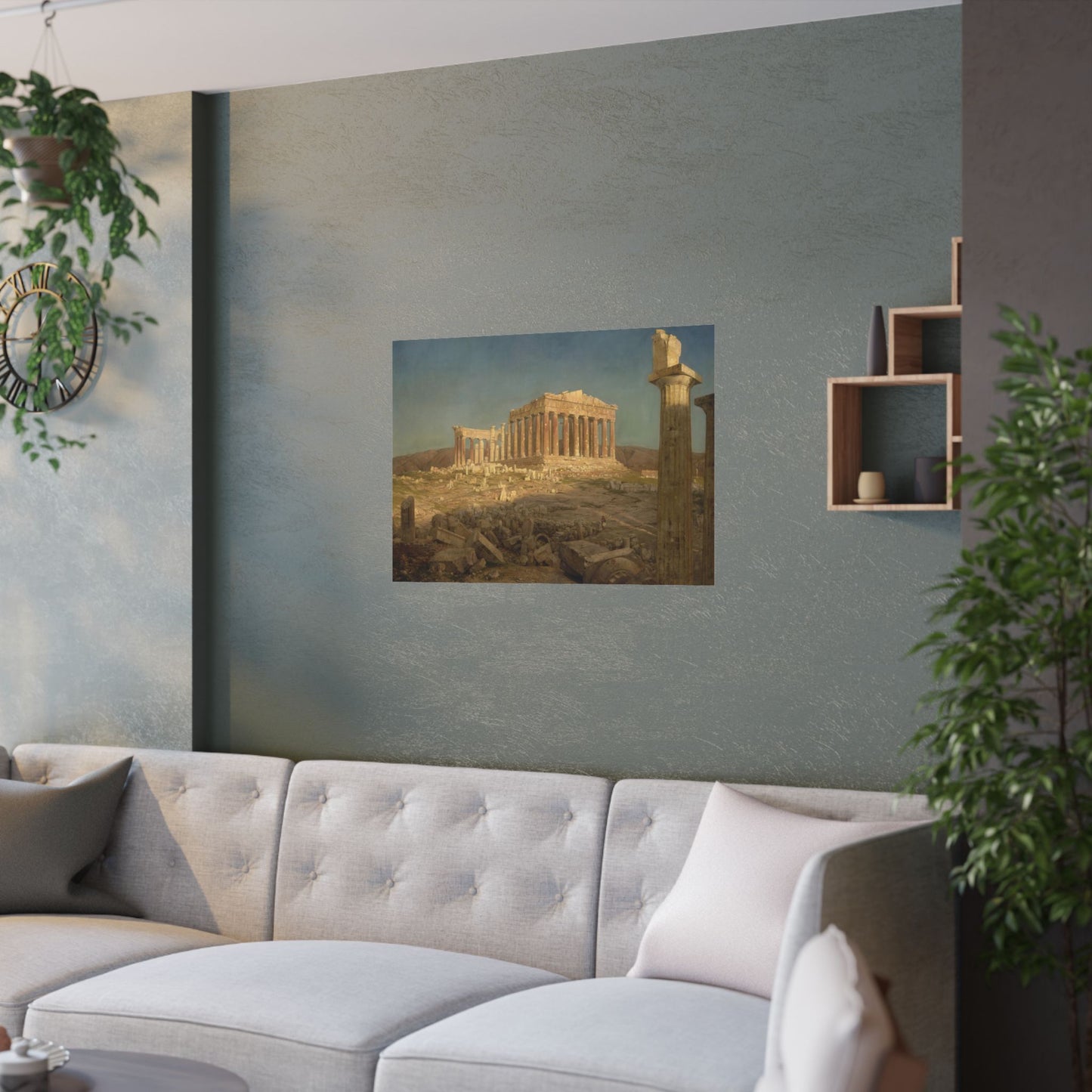 Church, Frederic Edwin - The Parthenon  (1871) - Satin Posters