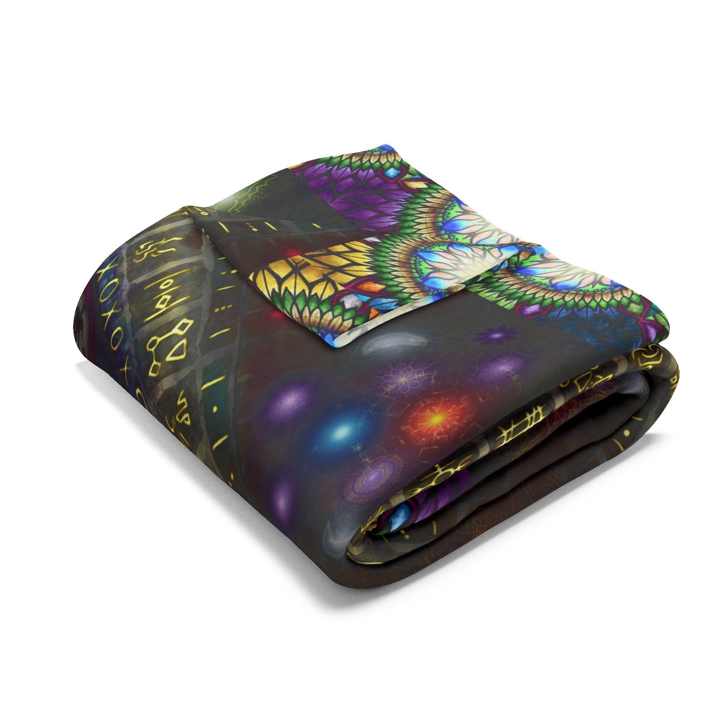 Pacio, Adam - Mystic Jewel Mandala - Arctic Fleece Blanket