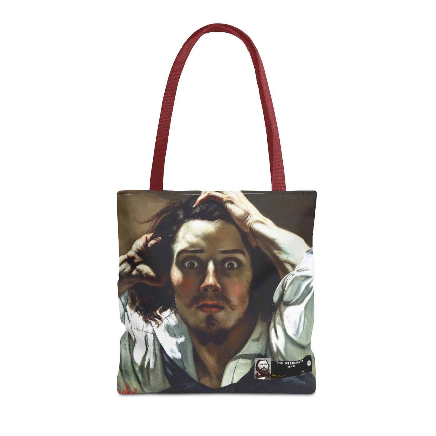 Courbet, Gustave - The Desperate Man (1843) - Tote Bag