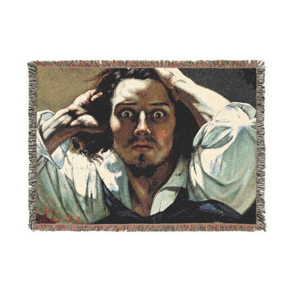 Courbet, Gustave - The Desperate Man (1843) - Woven Blanket