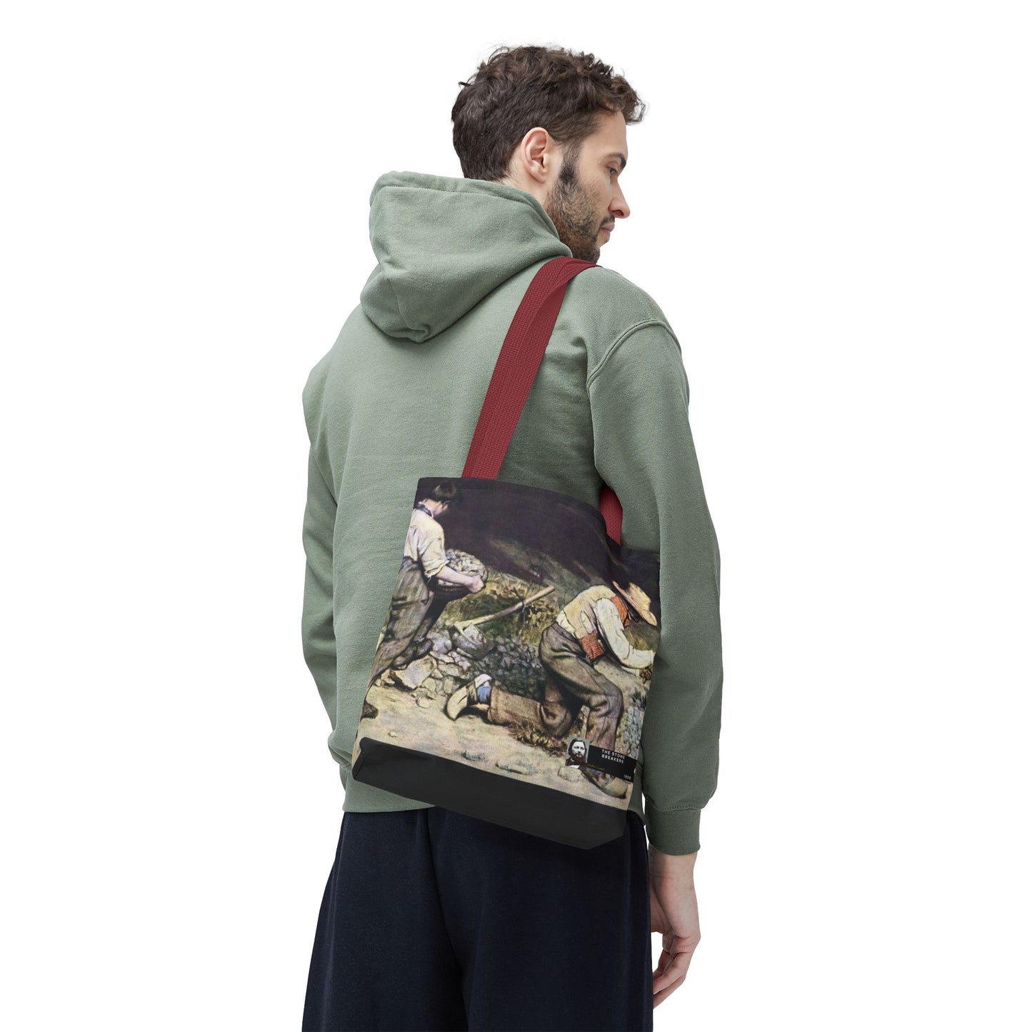 Courbet, Gustave - The Stone Breakers (1850) - Tote Bag
