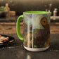 Redon, Odilon - The Cyclops (1914) - Colorful Accent Mugs