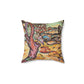 Braque, Georges - Olive Tree near L'Estaque (1906) - Suede Square Pillow