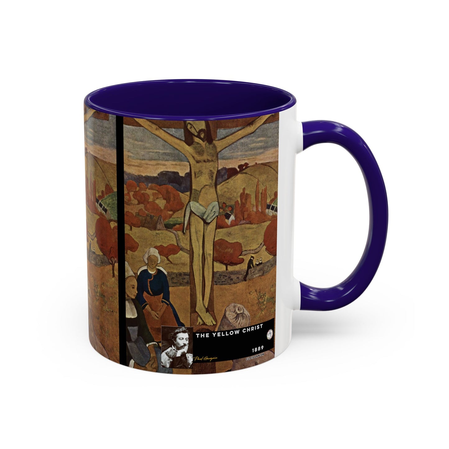 Gauguin, Paul - The Yellow Christ (1889) - Colorful Accent Mugs