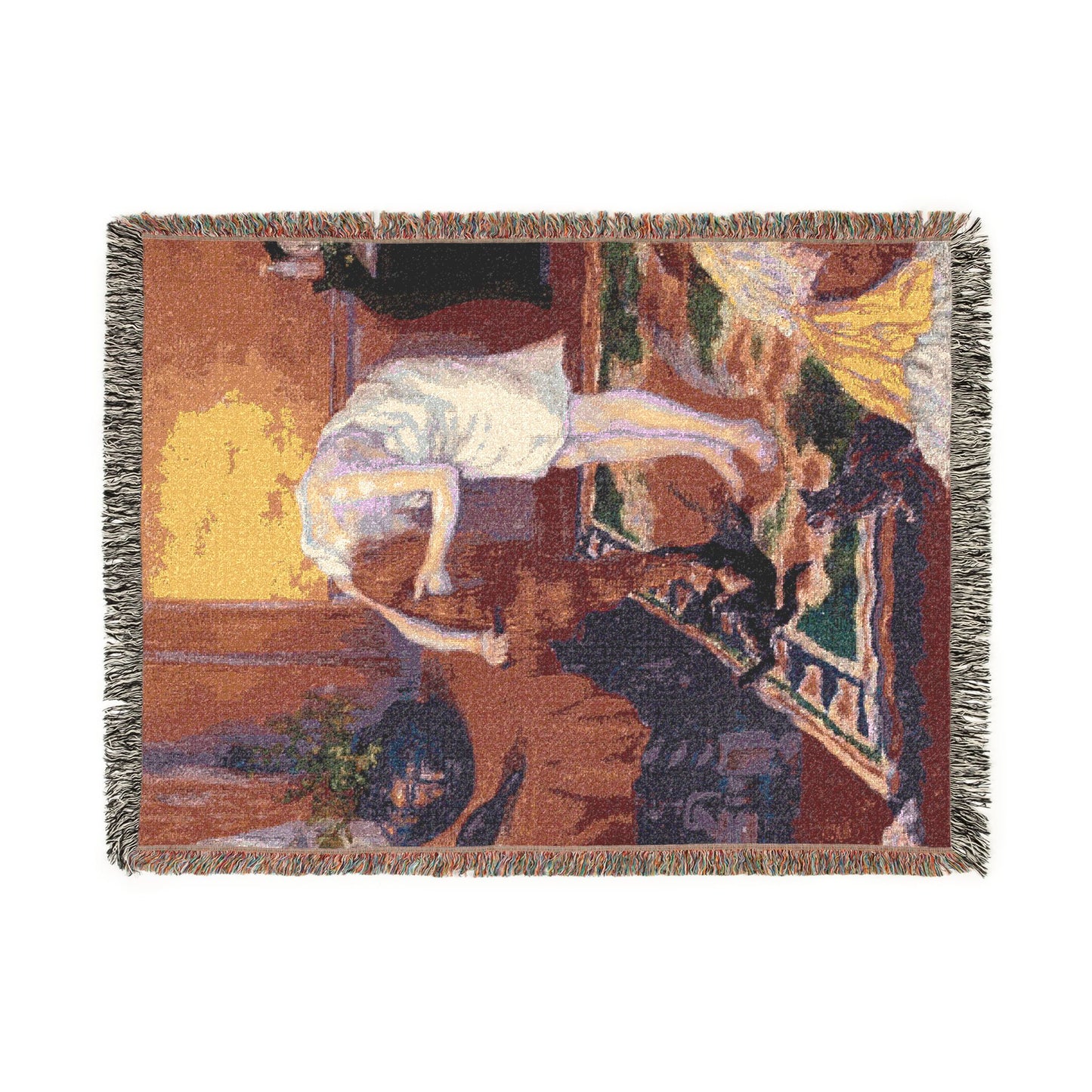 Ranson, Paul - The Golden Head of Hair (1909) - Woven Blanket