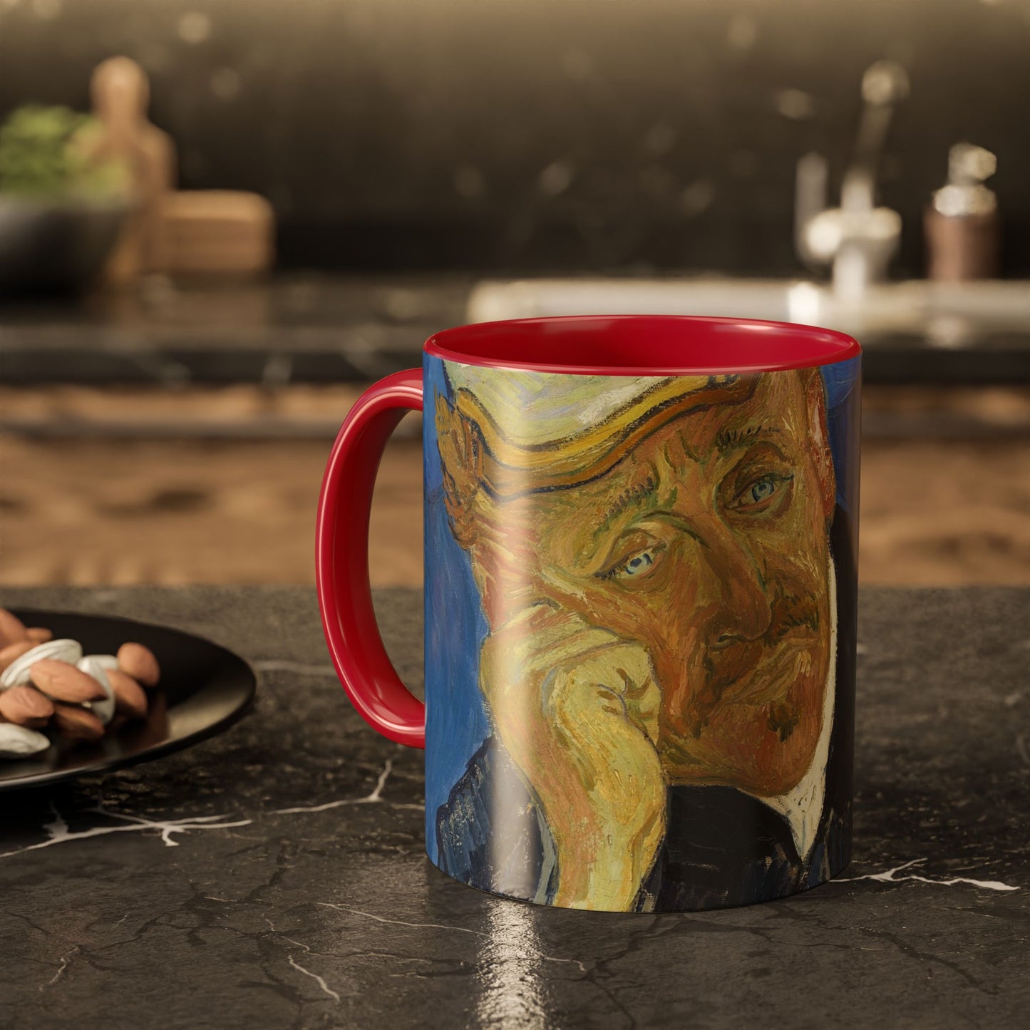 Van Gogh, Vincent - Portrait of Dr. Paul Gachet (1890) - Colorful Accent Mugs