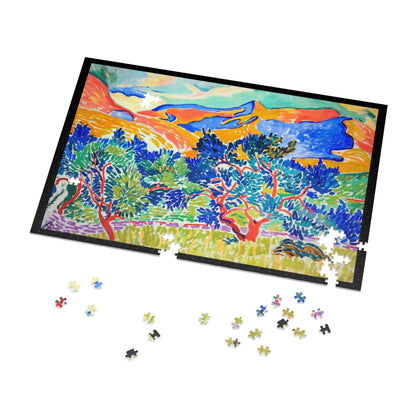 Derain, André - Mountains at Collioure (1905) - 1000pc Jigsaw Puzzle