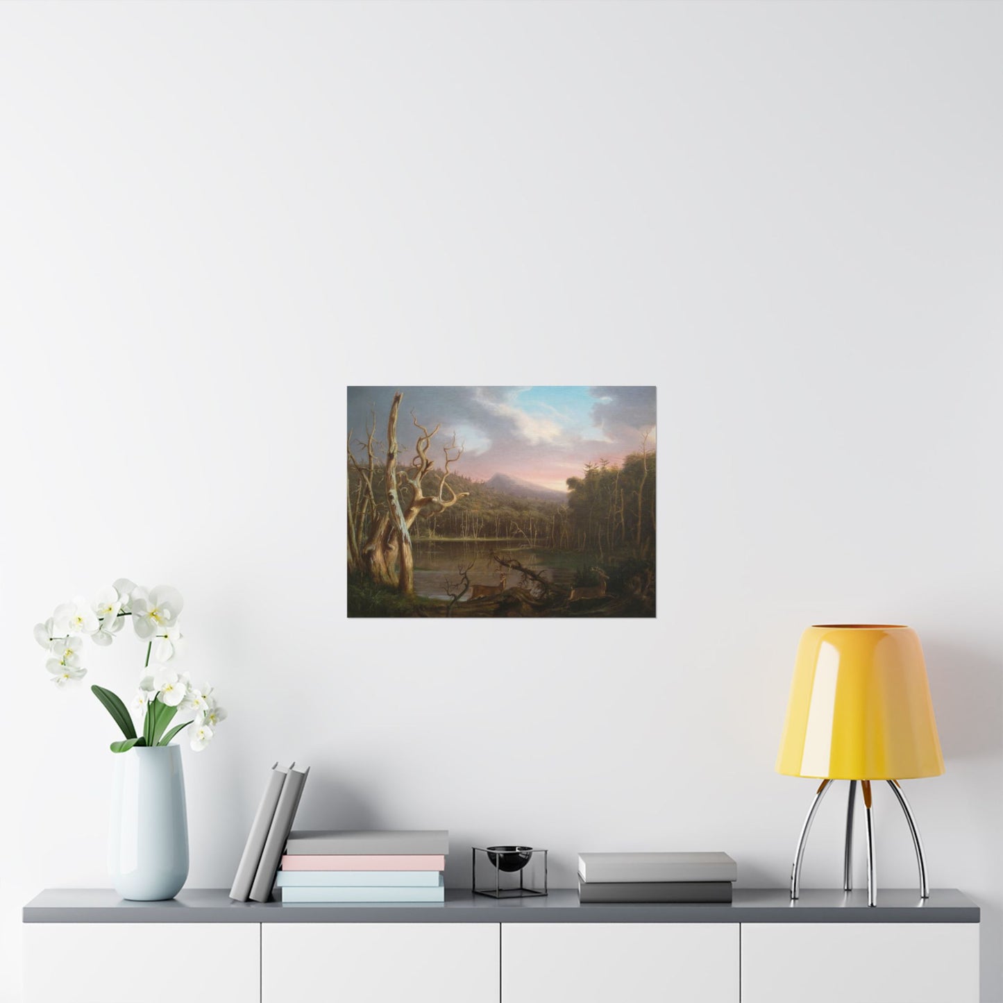 Cole. Thomas - Lake with Dead Trees (1825) - Satin Posters