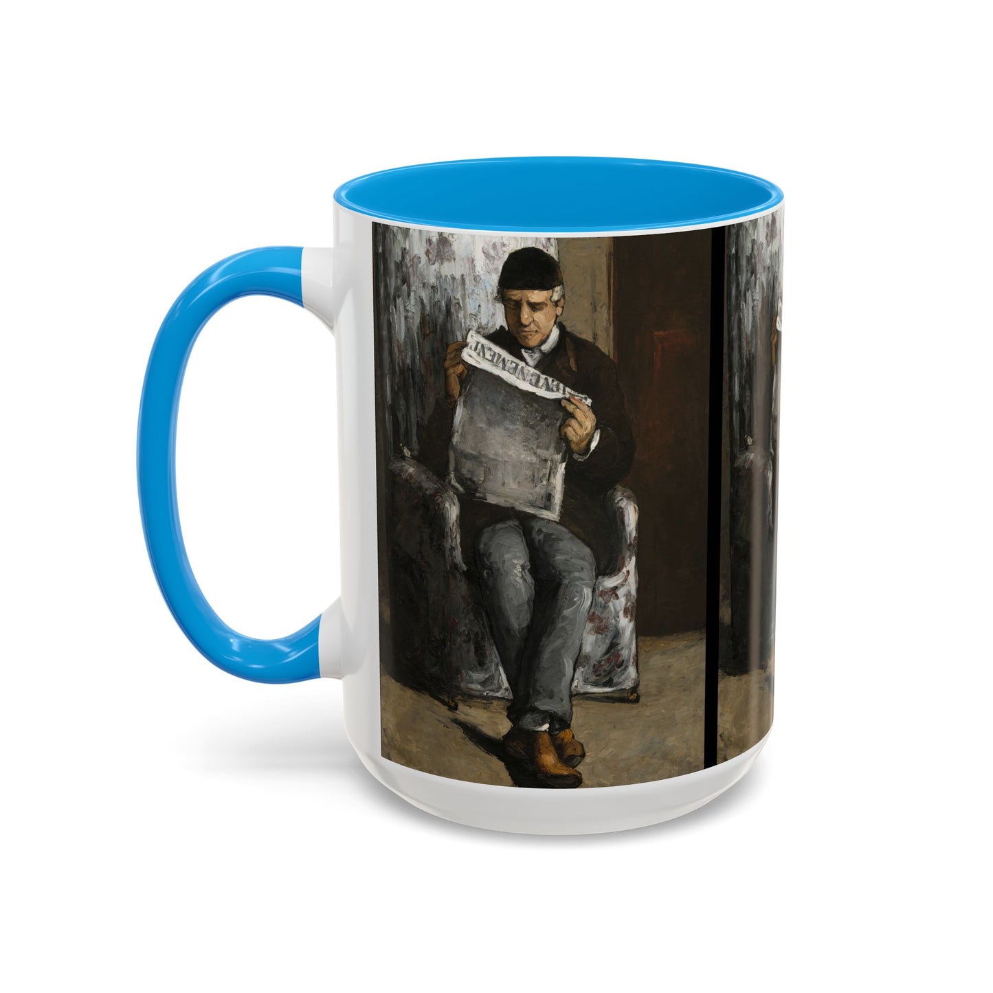 Cézanne, Paul - The Artist’s Father (1866) - Colorful Accent Mugs
