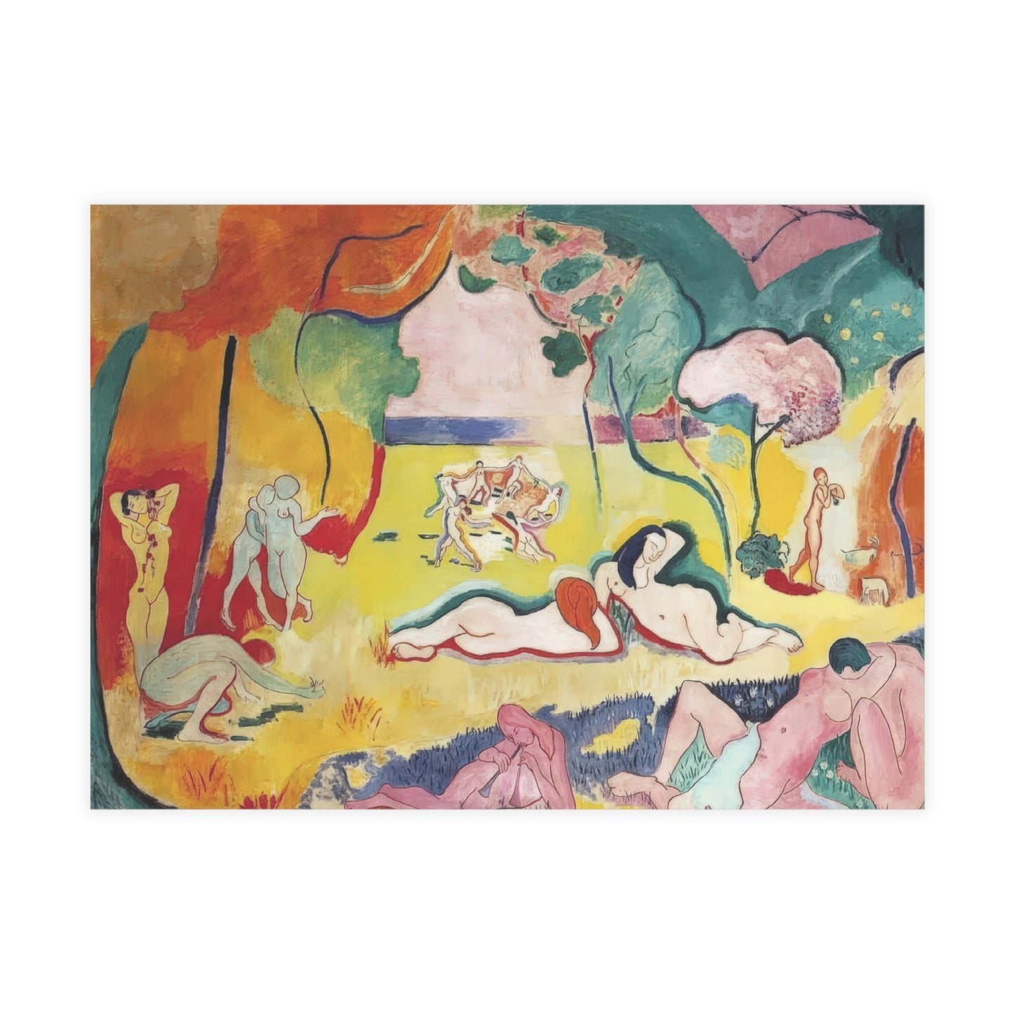 Matisse, Henri - The Joy of Life (1905) - Postcard Bundles with Envelopes Included
