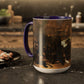 Courbet, Gustave - The Painter’s Studio (1855) - Colorful Accent Mugs