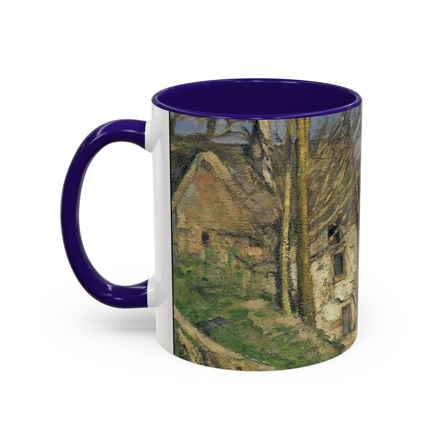 Cézanne, Paul - The House of the Hanged Man, Auvers-sur-Oise (1874) - Colorful Accent Mugs