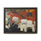 Gauguin, Paul - Vision of the Sermon (Jacob Wrestling with the Angel) (1888) - Matte Canvas, Framed