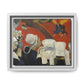 Gauguin, Paul - Vision of the Sermon (Jacob Wrestling with the Angel) (1888) - Matte Canvas, Framed