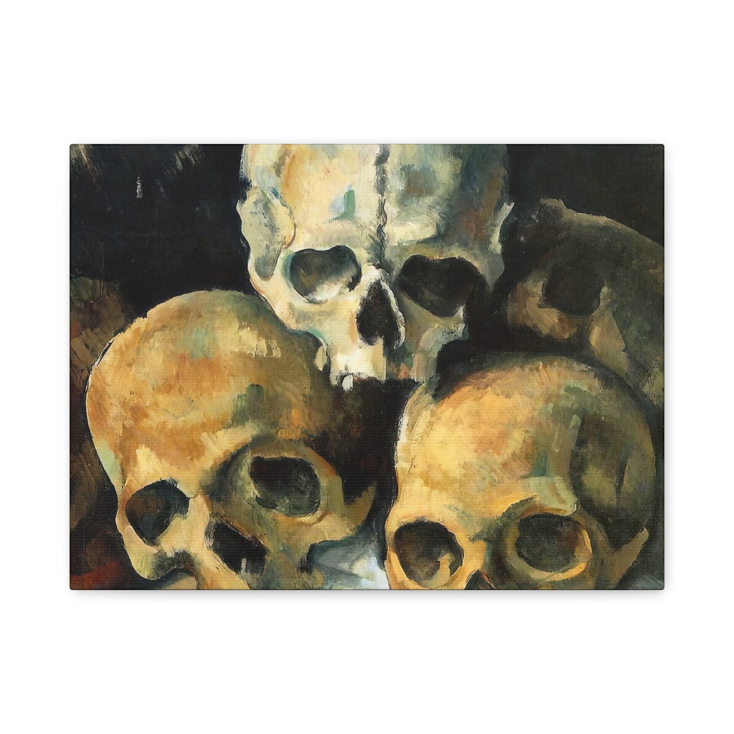 Cézanne, Paul - Pyramid of Skulls (1901) - Canvas Block, unframed