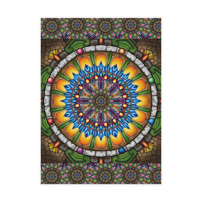 Pacio, Adam - Emerald Arrows Mandala - Postcard Bundles with Envelopes Included