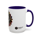 AdamPacio.com - Black Logo - Colorful Accent Mugs