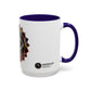 AdamPacio.com - Black Logo - Colorful Accent Mugs