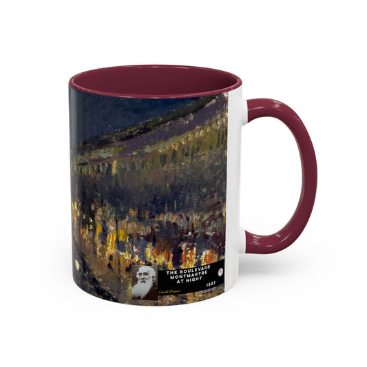 Pissarro, Camille - The Boulevard Montmartre At Night (1897) - Colorful Accent Mugs