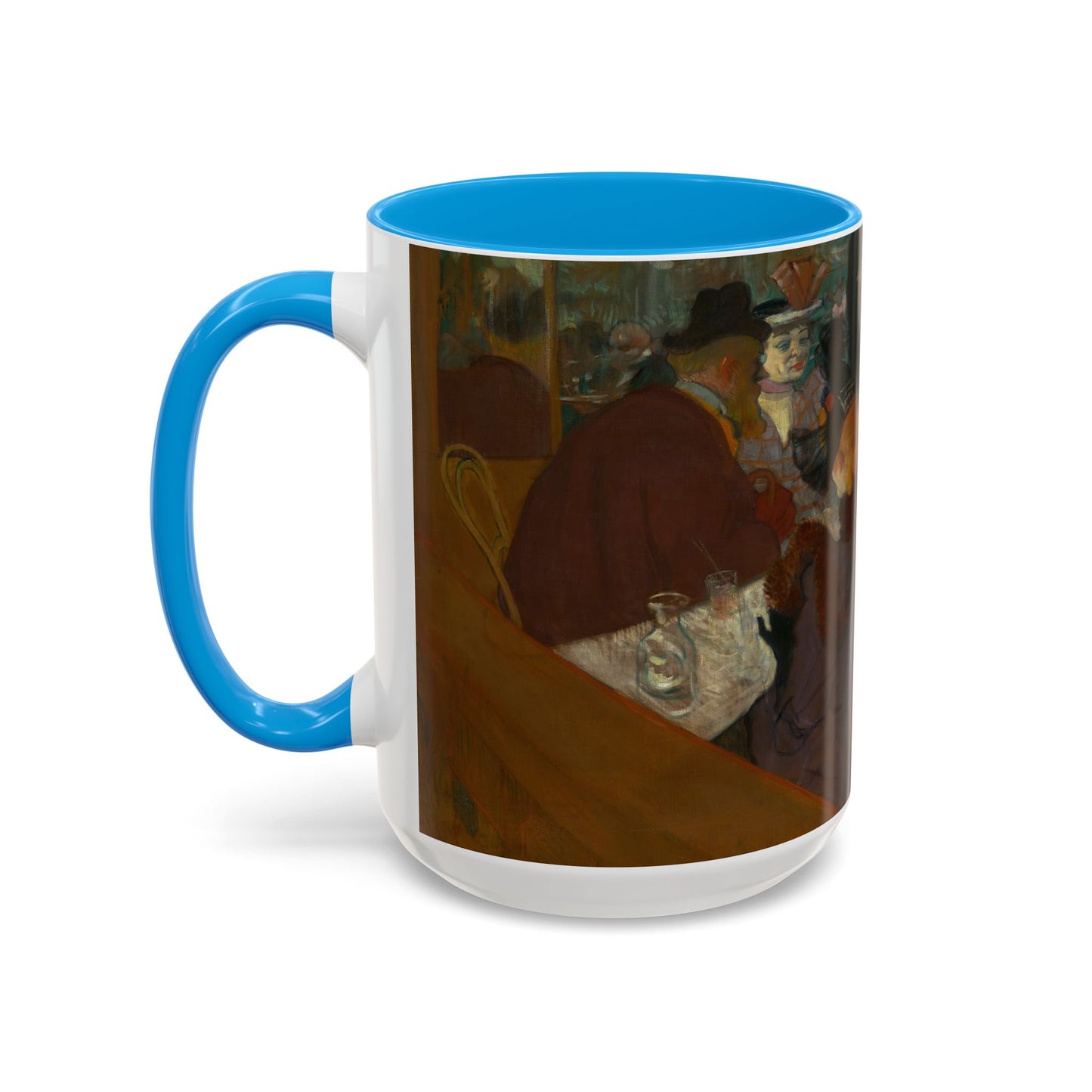 Toulouse-Lautrec, Henri - At the Moulin Rouge (1892) - Colorful Accent Mugs