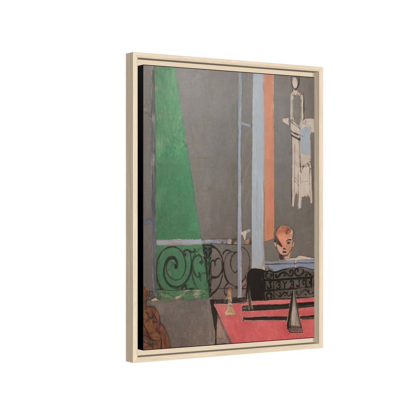 Matisse, Henri - Piano Lesson (1916) - Matte Canvas, Framed