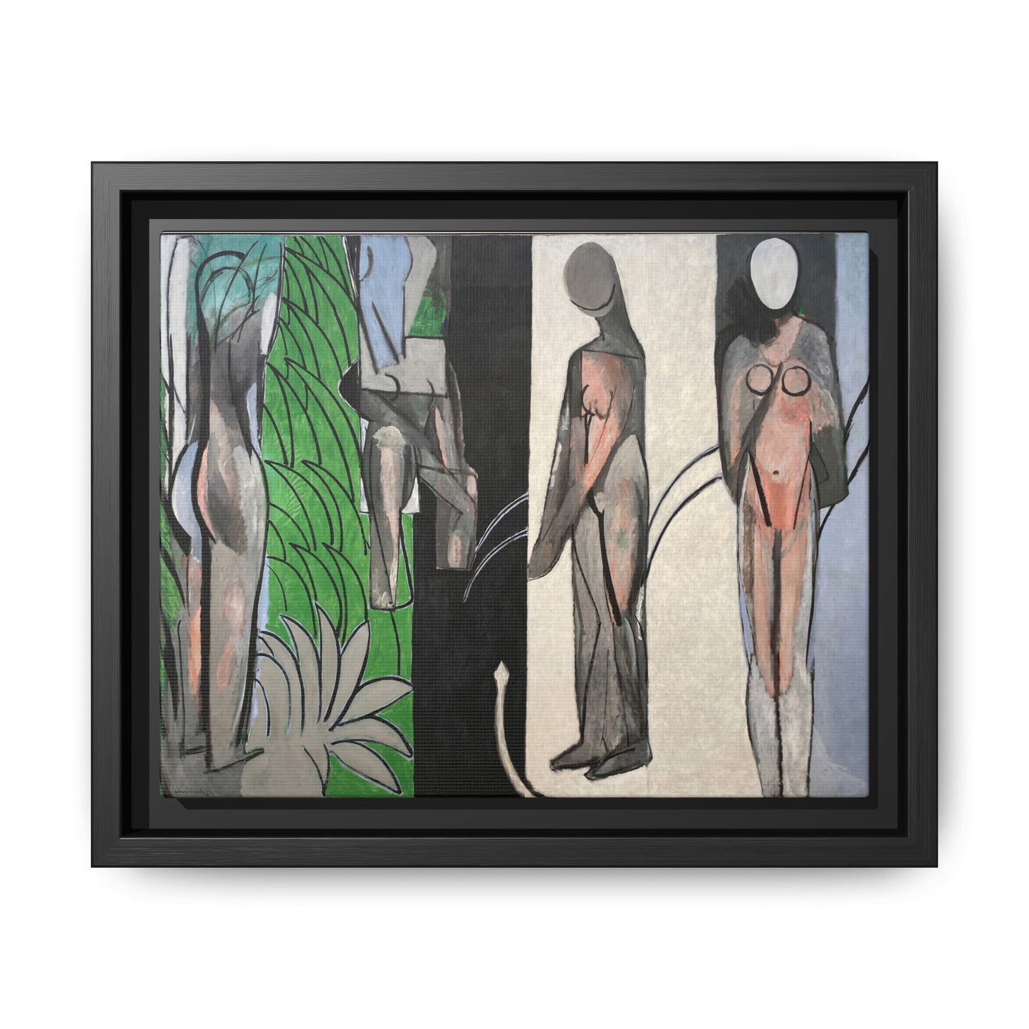 Matisse, Henri - Bathers by a River (1917) - Matte Canvas, Framed