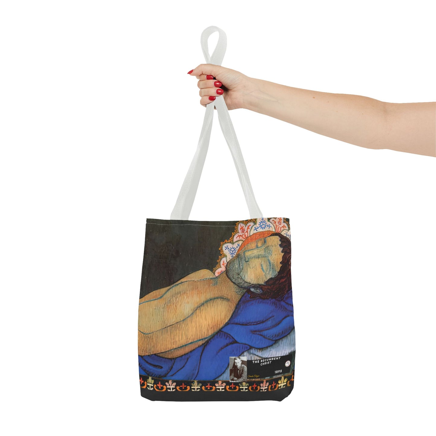 Filiger, Charles - The Recumbent Christ (1895) - Tote Bag