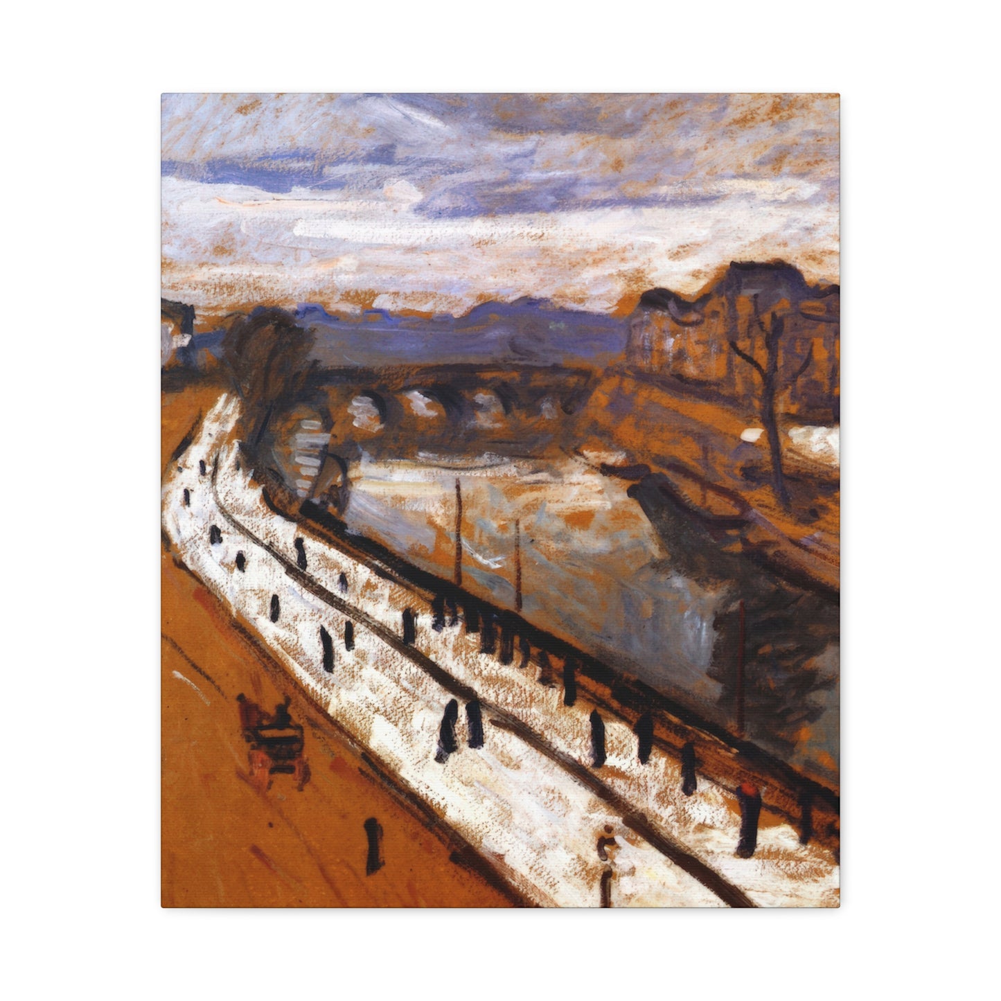 Marquet, Albert - Quai des Grands-Augustins (1905) - Canvas Block, unframed