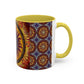 Pacio, Adam - Solar Disc Mandala - Colorful Accent Mugs