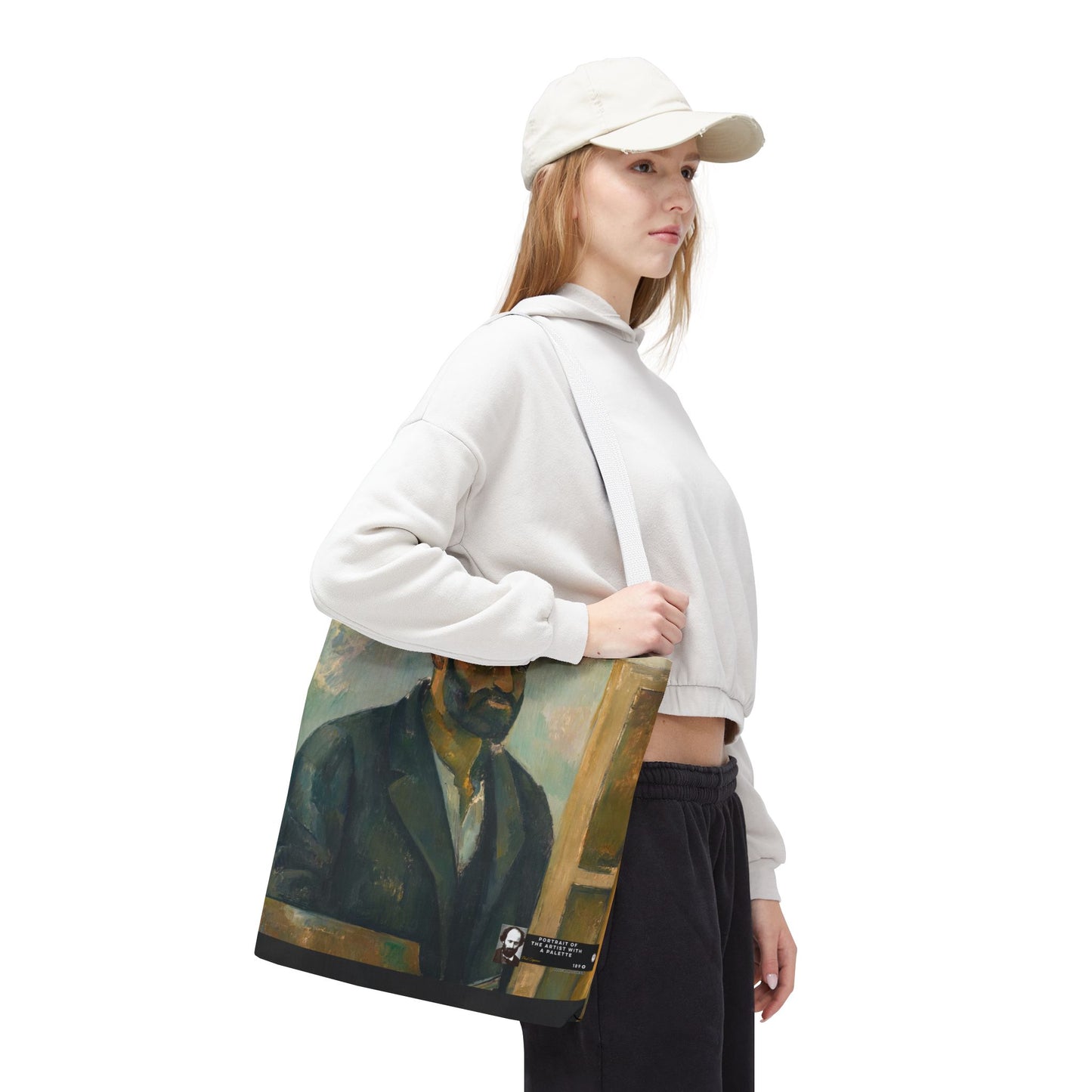 Cézanne, Paul - Portrait of the Artist with a Palette (1890) - Tote Bag
