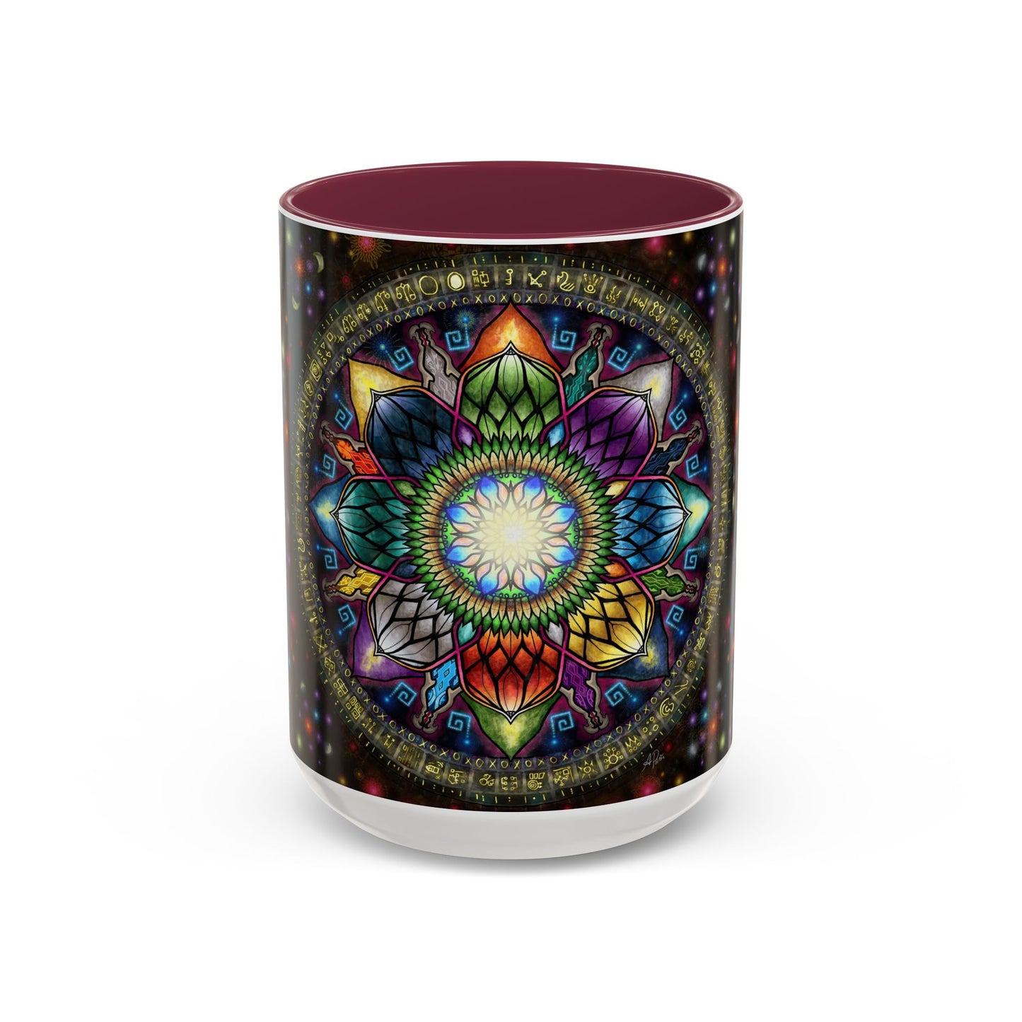Pacio, Adam - Mystic Jewel Mandala - Colorful Accent Mugs