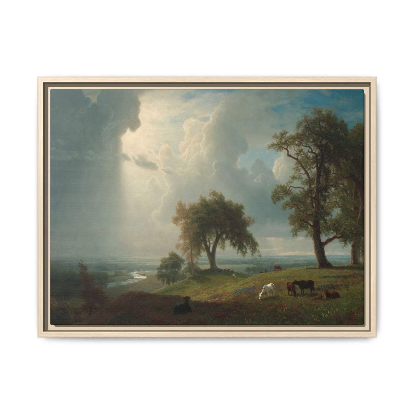 Bierstadt, Albert - California Spring (1875) - Matte Canvas, Framed