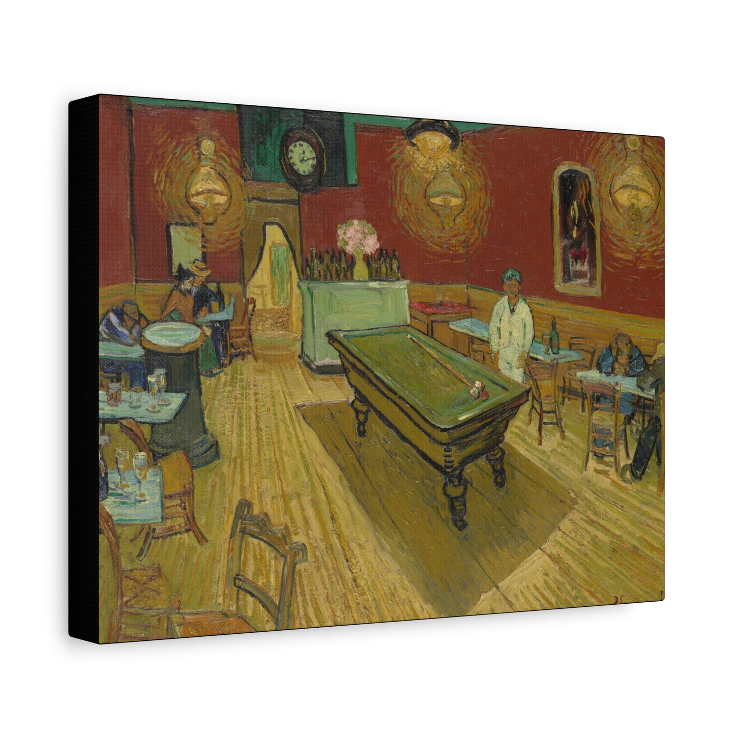 Van Gogh, Vincent - The Night Cafe (1888) - Canvas Block, unframed