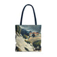 Cézanne, Paul - L’Estaque, Melting Snow (1870) - Tote Bag